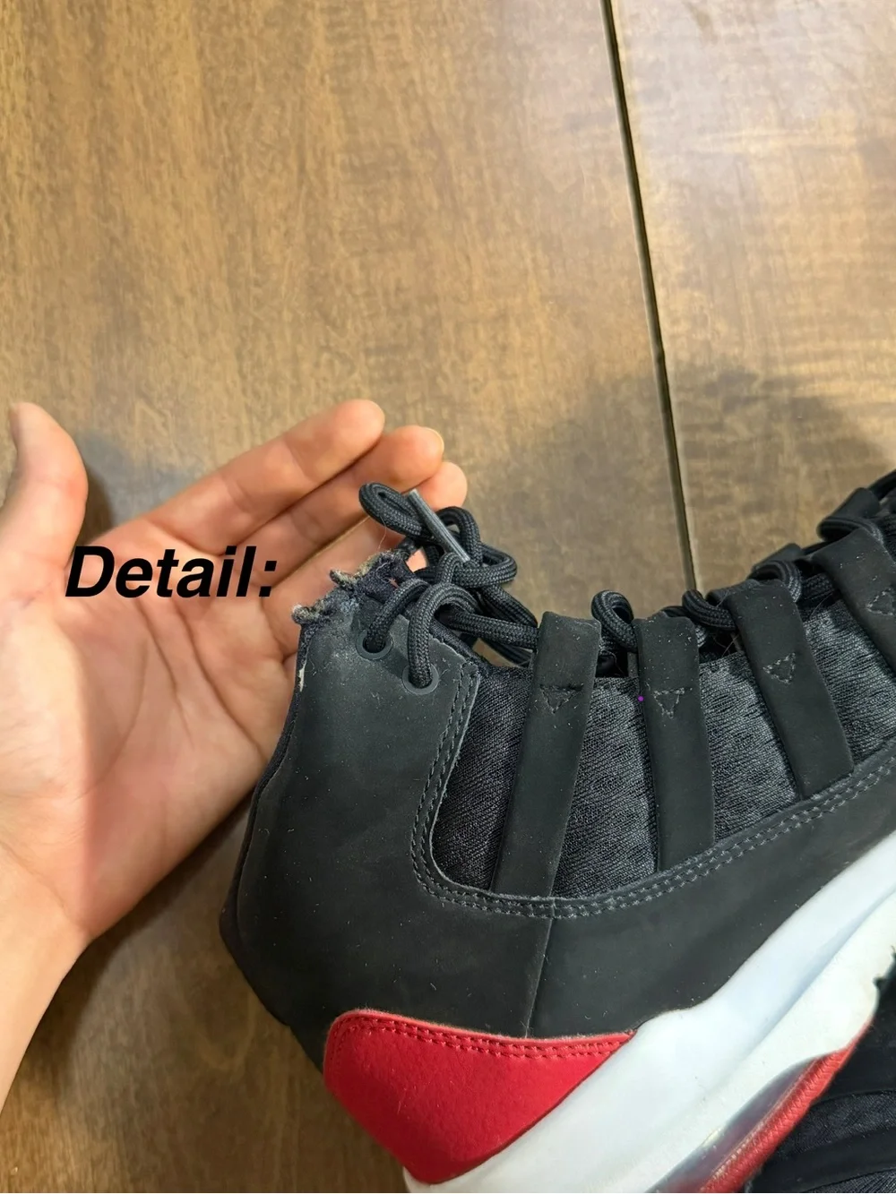 Air Jordan Max Aura 5 – Black/Gym Red/White (AQ9084-023)